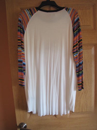 Rock&Roll Cowgirl XXL Women's Western Tunic, Natural material flaw, NWT - Picture 7 of 11