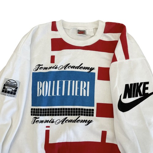 Vintage Nike Bollettieri Tennis Crewneck Sweatshirt 90s Andre Agassi Rare - Picture 3 of 3