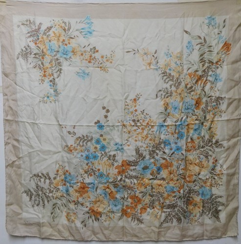 Foulard Vintage Femme 100% Soie - Bolnar (1656) Multicolore 88cm X 88cm