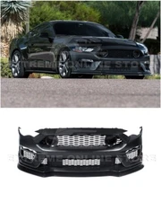 For 18-23 Ford Mustang | Mach 1 Style Polypropylene Full Conversion Front Bumper