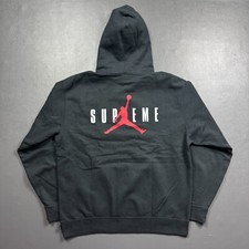 100% Authentic Supreme x Jordan Pullover Hood...