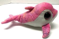 Ty Beanie Boo SPARKLES Pink Dolphin Plush 6" figure