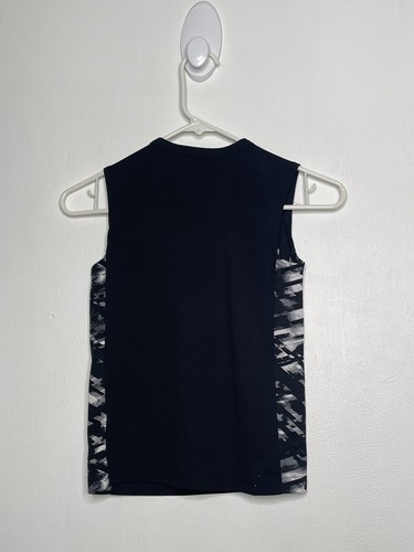 Children’s’ Place Active Tank Top Boys Size Small 5-6 Black Sleeveless Shirt - Picture 2 of 5
