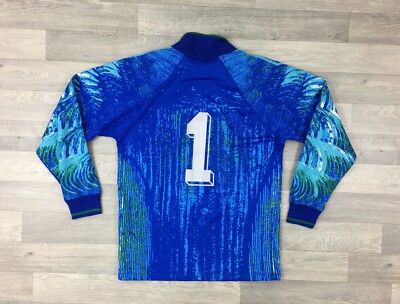 Vintage 1992/93 Adidas Goalkeeper Football Shirt Jersey Fabian