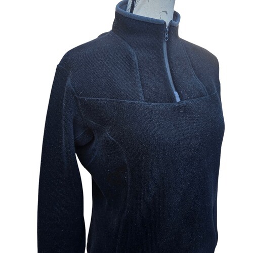 Arc'Teryx Giacca Pile Donna Logo Polartec Vintage Nero Medium