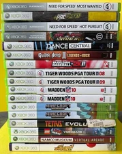 XBOX 360 Games Lot Tested - Pick and Choose.  Please Read Item Description.