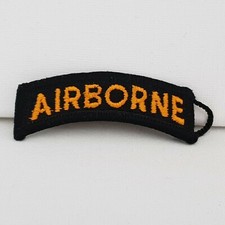 US United stats Army Airborne shoulder tab glue back shoulder sleeve insignia