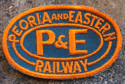 Peoria & Eastern P&E Railway Patch or Emblem