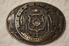 KLAMRA DO PASKA TONY LAMA, WIELKI STAN WISCONSIN, KLAMRA PIERWSZEGO WYDANIA