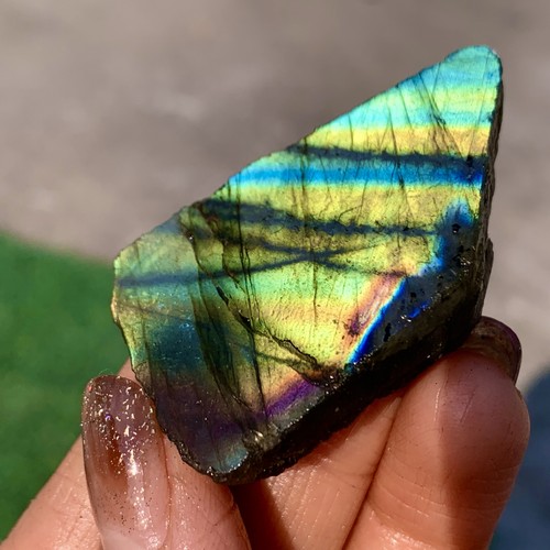 24G Natural Gorgeous Labradorite QuartzCrystal Stone Specimen Healing - 第 15/23 張圖片