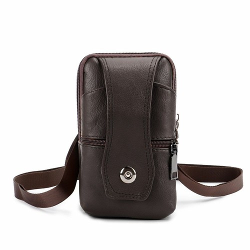Cell Phone Waist Belt Holster Loop Pack Bag PU Leather Pouch Wallet Case Cover - Picture 14 of 16