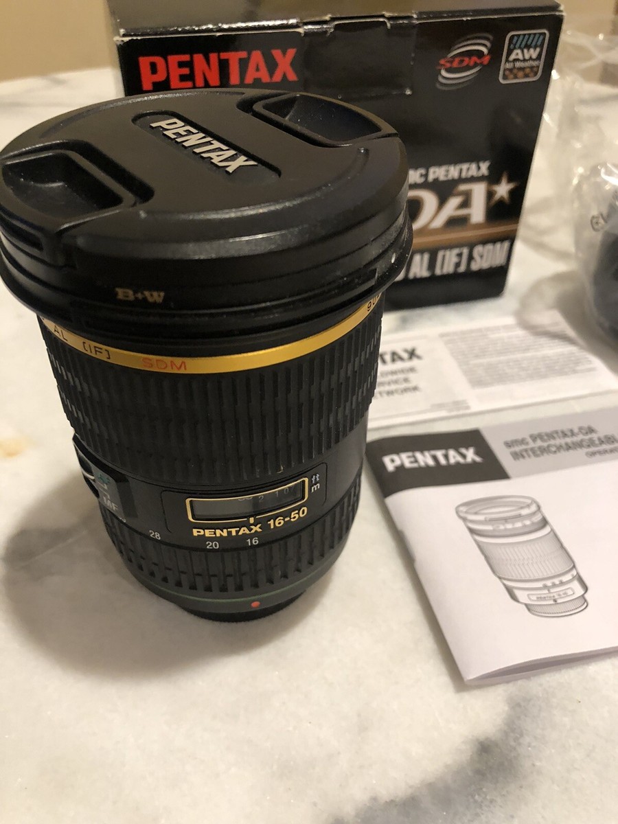 PENTAX DA 16-50mm F2.8 ED AL (IF) SDM Standard Lens - Black