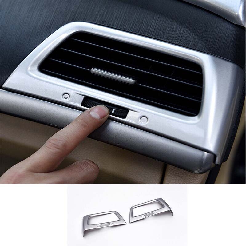 Trim Air Outlet Vent Left And Right Silver For Honda Accord Crosstour 2008-2013