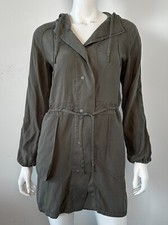 Lululemon Cinched Waist Hooded Jacket Grey Size 4