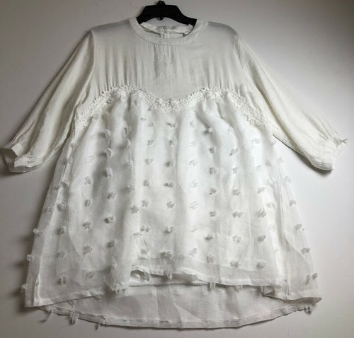 Women's ¾ Sleeve Blouse Tunic XXXL 4XL 