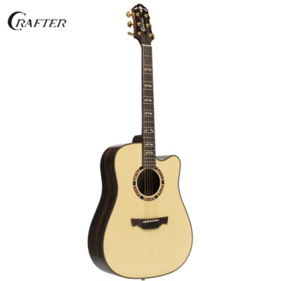 Crafter Stage Series STG D22CE PRO Dreadnought Acoustic Electric Guitar Natural