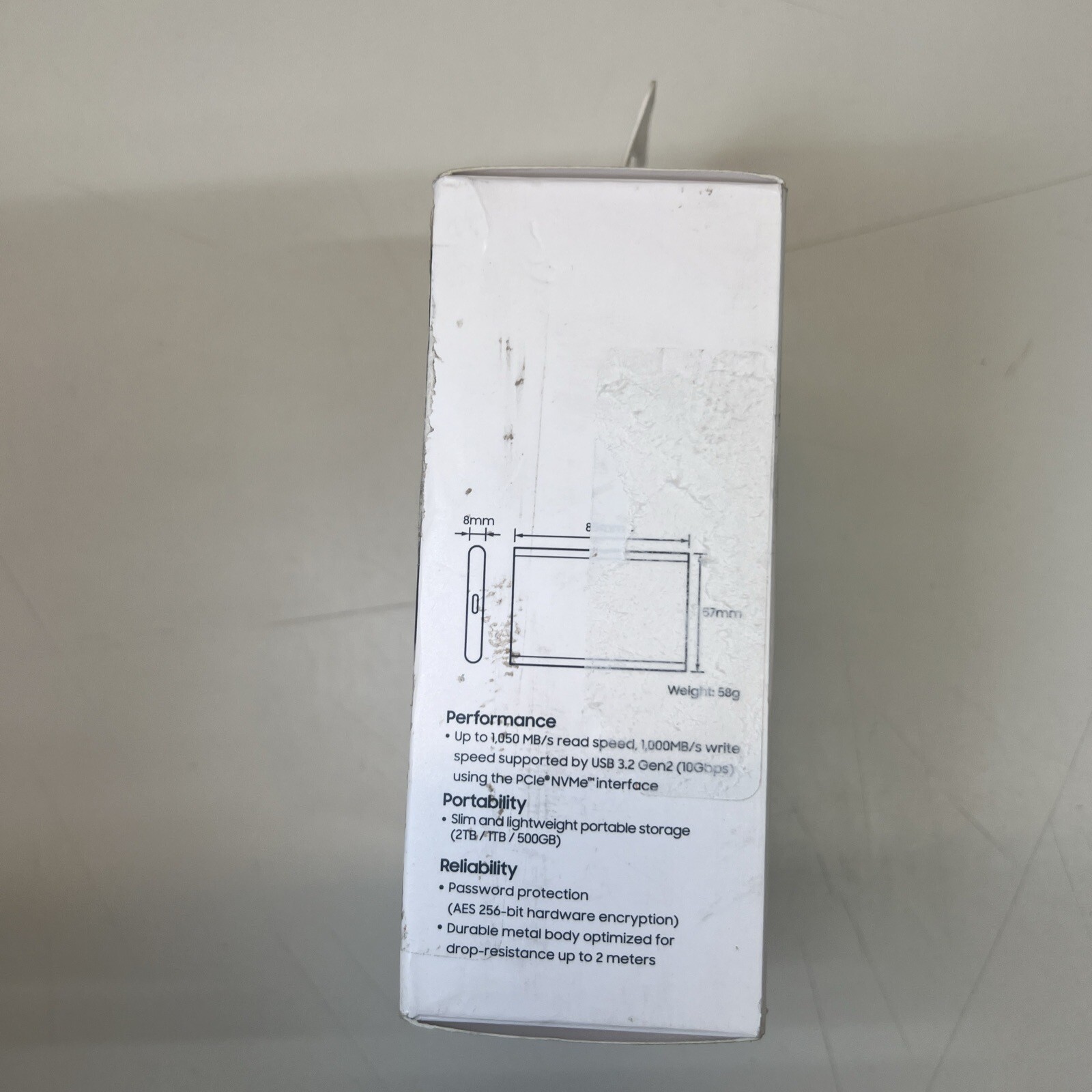NEW SAMSUNG SSD T7 Portable External Solid State Drive 1TB USB 3.2 Gen 2 887276410791 eBay