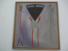 VINTAGE MYSTERY  PAINTING SURREAL SURREALIST MODERNIST EXPRESSIONIST PEOPLE 