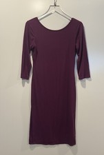 Lulu’s Womens Purple Scoop Neck Long Sleeve Dress Size Medium