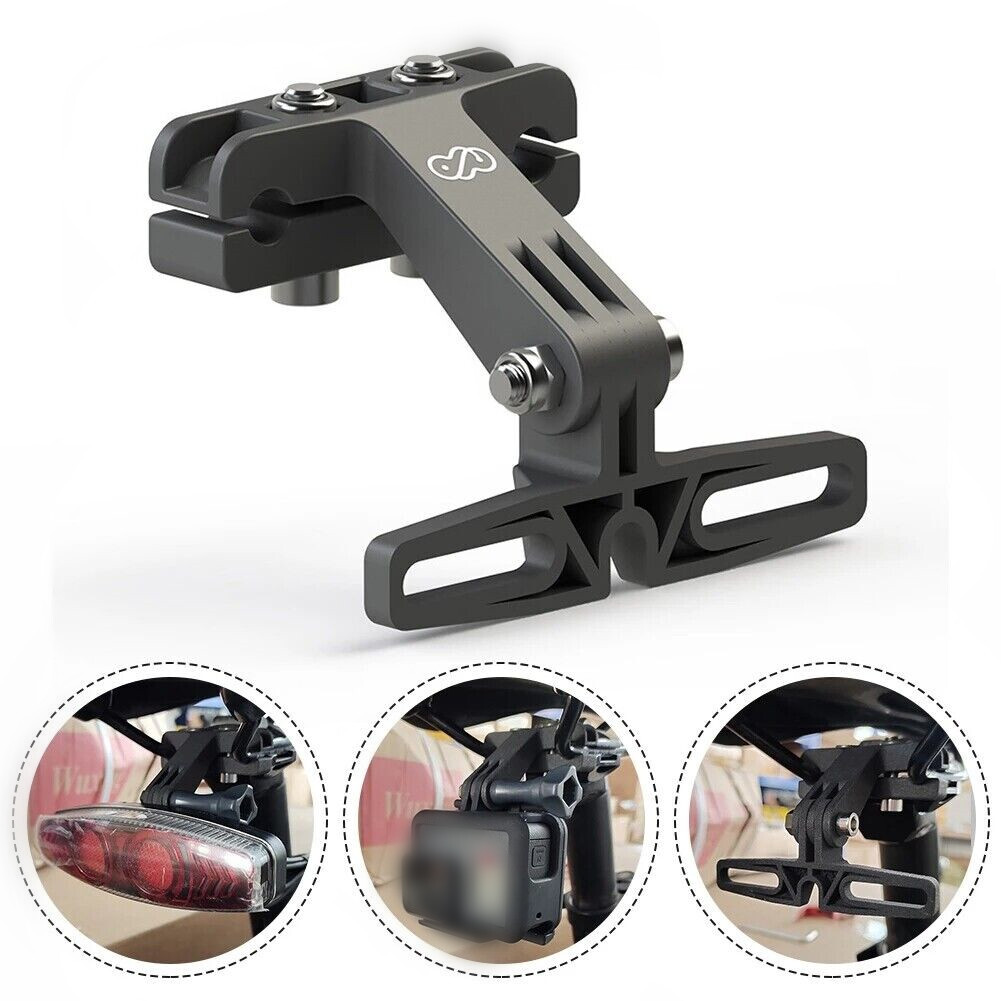 E-Bike Bicycle Saddle Rail Light Mount Holder Bracket Base For Gopro Camera