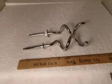 Sunbeam Deluxe Mixmaster Dough Hooks – Pair – Model 2358 – Original Vintage Part