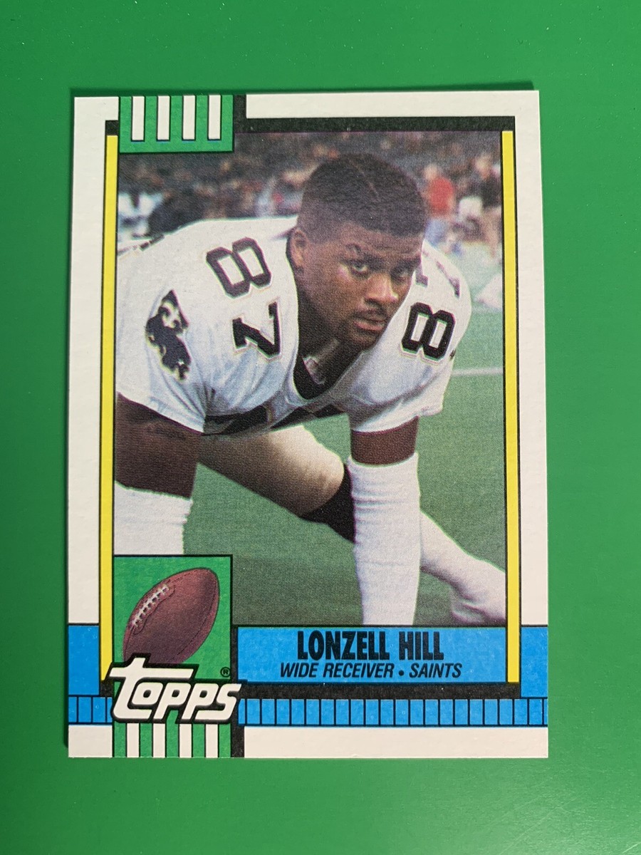 1990 Topps Lonzell Hill #240 New Orleans Saints | eBay