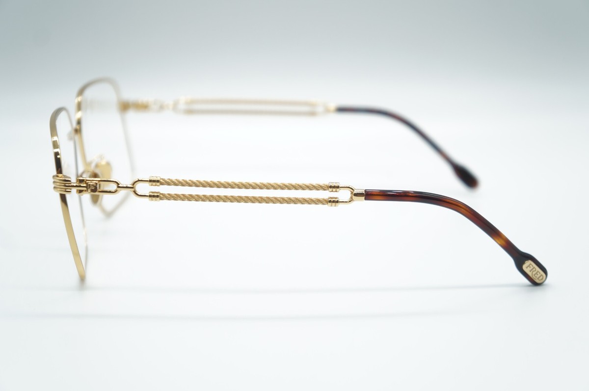 NEW FRED FG 50042U 030 GOLD TORTOISE AUTHENTIC EYEGLASSES