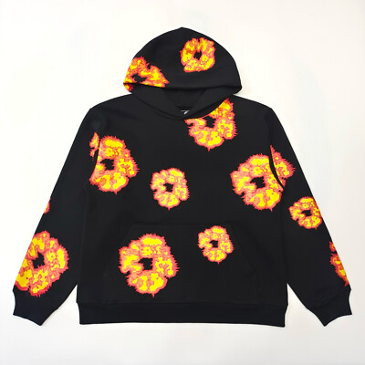 not1shop 24ss tears pullover offset flame cotton flower puff print