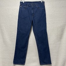 Carhartt FR 2112 Cat 2 Fire Resistant Work Blue Jeans Mens Relaxed Fit Sz 34X32