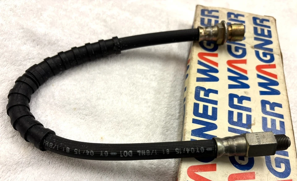 Mangueira de freio hidráulica dianteira Ford Pinto NORS 1971-1973 fabricada na América 1972 - Imagem 4 de 4