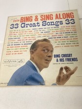 Bing Crosby & His Friends - Join Bing & Sing Along 33 Great Songs LP Vinyl