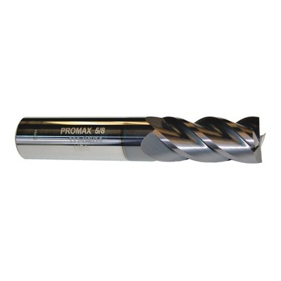 PROMAX 111-02424 3/8'''' Size, 5/8'''' LOC, 4 Flute, AlTiN Solid Carbide Finishing E