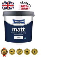 Contract Matt Emulsion Paint - 5L Magnolia for a Smooth Finish & Odour Blocking 6.97 per litre