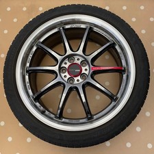 Jdm Work Emotion Cr2p 18-inch Wheel Set No Tires