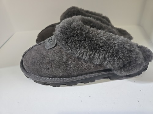 UGG COQUETTE SLIPPER Size 7 Sheepskin Slide 5125 gray UGGS - Picture 3 of 8