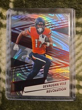 2025 Panini Revolution Devaughn Vele Red Swirl  #47 Denver Broncos