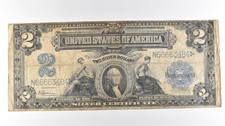1899 $2 Silver Certificate Large Note Blue Seal *3068