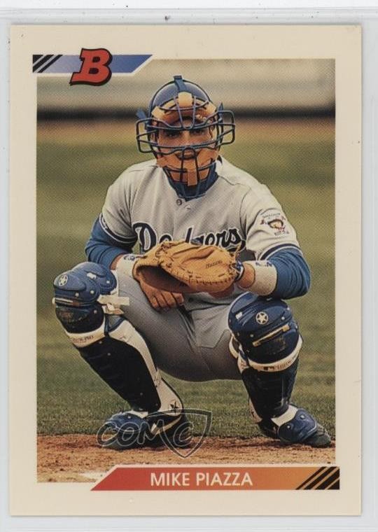1992 Bowman Mike Piazza #461 HOF tg5