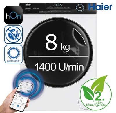 Haier HW80-B14959YEU1 Waschmaschine 8kg hOn-App XL Trommel RO_HW80B14959YEU1_R