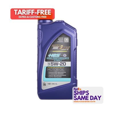 Royal Purple ROY31520, One 5W20 Hps Multi-Grade Oil 1 Quart Performance Parts