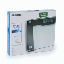 Talking Scale 550 lb Capacity Large Platform 15x12 Digital Voice Readout