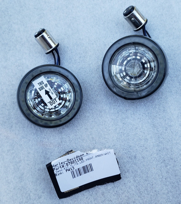 Harley-Davidson Front Signature LED Smoked Turn Signal Touring