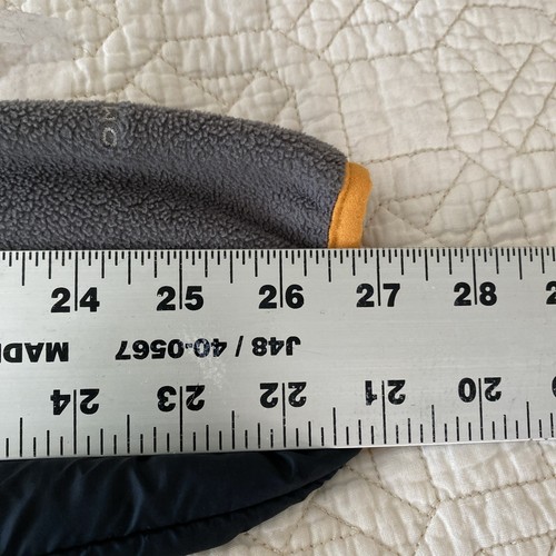 Columbia Youth Boys Omni Heat Coat Jacket Hooded Grey Orange L 14/16 - Picture 5 of 14