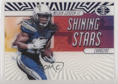 2019 Panini Illusions Shining Stars Blue 29/299 Melvin Gordon III #6 uk2