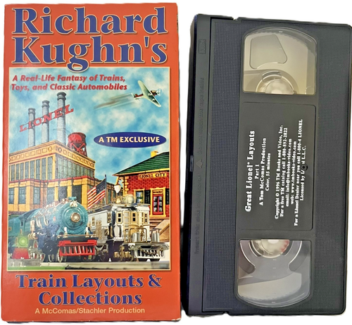 Great Lionel Layouts 1 Richard Kughn’s Train Collections 2 VHS TM Video McComas - Picture 1 of 24