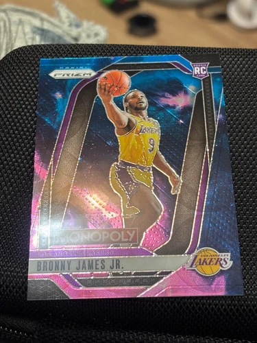 2024-25 Panini Prizm Monopoly #45 BRONNY JAMES JR EXTREMELY RARE Nebula SSP RC
