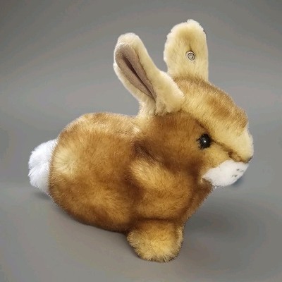 Vintage Steiff ''Hoppel'' Bunny Rabbit Plush Yellow Tag Knopf Im Ohr Germany 