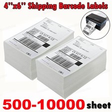 4"x6" Direct Thermal Shipping Labels for Zebra Rollo Printers Fanfold and Rolls