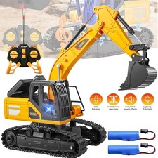 RC Digger Excavator Remote Controlled Excavator 2.4G All-Terrain With LED Light