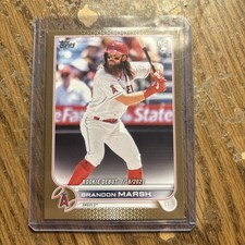 Brandon Marsh Rookie Debut RC - 2022 Topps Update Series MLB #US35 GOLD SP /2022